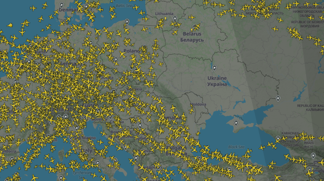 ΥΠΑ: Notam για απαγόρευση πτήσεων στον εναέριο χώρο της Ουκρανίας