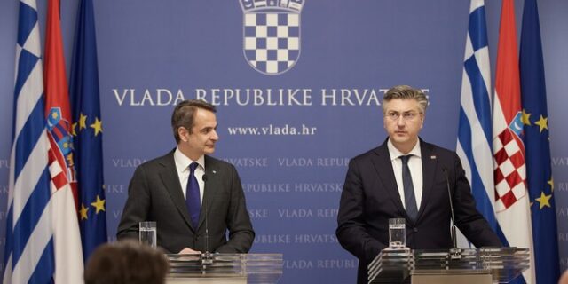 Συνάντηση Μητσοτάκη – Πλένκοβιτς: Δυσκολίες στη μετάφραση στη Συνέντευξη Τύπου