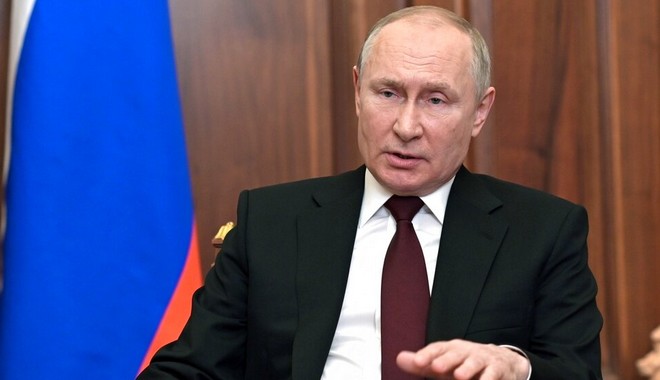 Διάγγελμα Πούτιν: Καλεί τους Ουκρανούς να πάρουν την εξουσία στα χέρια τους