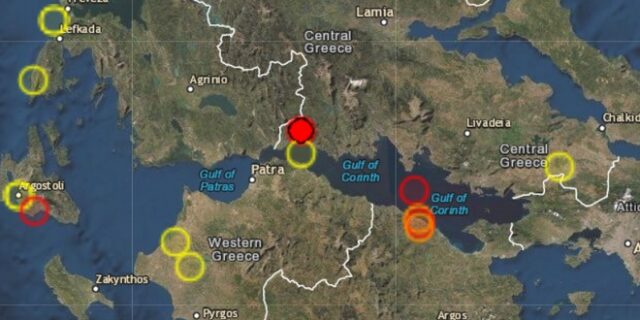 Σεισμός 3,5 Ρίχτερ στην Πάτρα