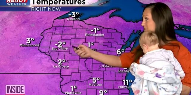 ΗΠΑ: Μετεωρολόγος βγήκε live με την κόρη της και έγινε viral