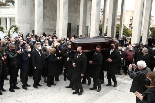 Δημήτρης Τσοβόλας: Θρήνος στην κηδεία του πρώην υπουργού