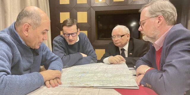 Στο Κίεβο τρεις Ευρωπαίοι πρωθυπουργοί – Οι πρώτοι ξένοι ηγέτες που το επισκέπτονται μετά την εισβολή