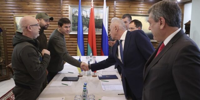 Πόλεμος στην Ουκρανία: Στις 16:00 ξεκινούν οι νέες διαπραγματεύσεις