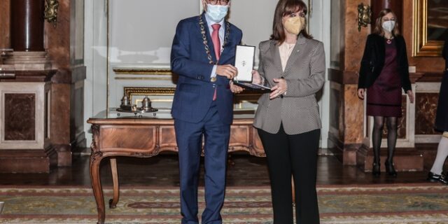 Σακελλαροπούλου: Τιμήθηκε με το Χρυσό Κλειδί της Λισαβόνας