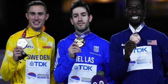 Μίλτος Τεντόγλου: Τα συγχαρητήρια της Προέδρου της Δημοκρατίας για το χρυσό μετάλλιο