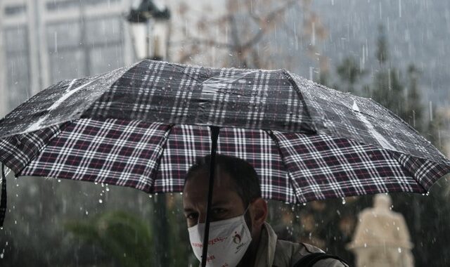 Καιρός: Βροχές στο μεγαλύτερο κομμάτι της χώρας την Κυριακή