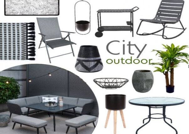City Patio:Μοντέρνα καθιστικά και χρηστικές τραπεζαρίες διακοσμούν τις βεράντες των σπιτιών στην πόλη