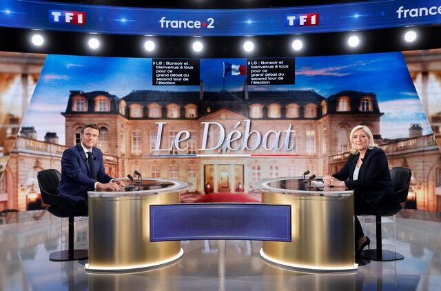 Γαλλικές εκλογές – Δημοσκόπηση: Πιο “πειστικός” και πιο “αλαζόνας” ο Μακρόν στο debate