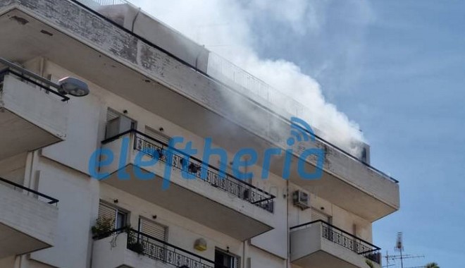 Καλαμάτα: Πυρκαγιά σε διαμέρισμα μετά από έκρηξη