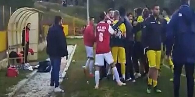 Χαλκιδική: Ξύλο και μπουκάλια σε ερασιτεχνικό αγώνα ποδοσφαίρου