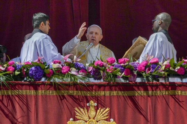 Μήνυμα του Πάπα Φραγκίσκου για το Πάσχα των Καθολικών: “Να μη συνηθίσουμε στον πόλεμο”