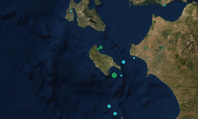 Ασθενείς σεισμοί 4 και 3,8 Ρίχτερ ταρακούνησαν τη Ζάκυνθο