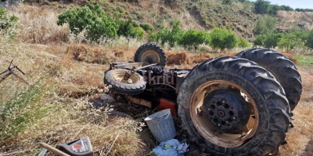 Κρήτη: Νεκρός 85χρονος αγρότης που καταπλακώθηκε από τρακτέρ