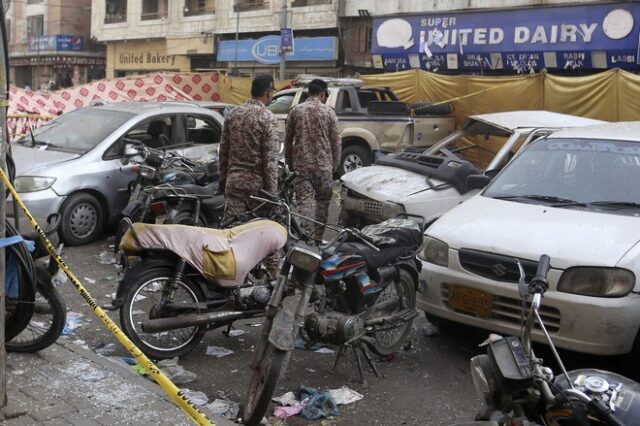 Πακιστάν: Βομβιστική επίθεση στο Καράτσι – 13 τραυματίες