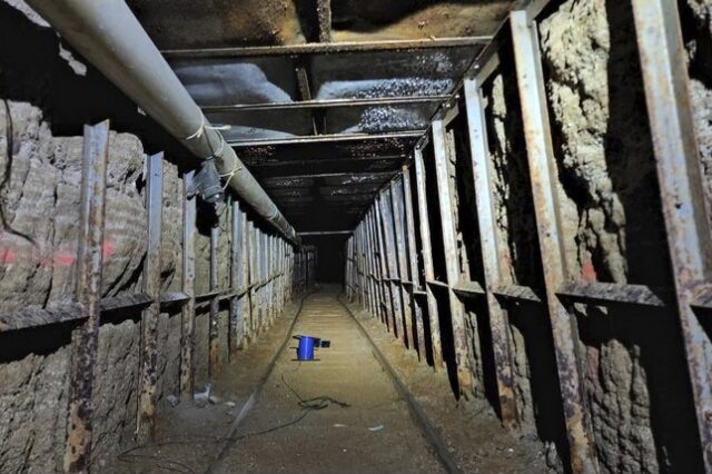 Ανακαλύφθηκε υπόγεια σήραγγα διακίνησης ναρκωτικών στα σύνορα ΗΠΑ – Μεξικού