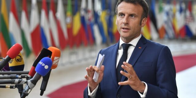 Παρέμβαση Μακρόν κατά Τουρκίας: Κανείς δεν μπορεί να διακυβεύει την κυριαρχία ενός κράτους-μέλους της ΕΕ