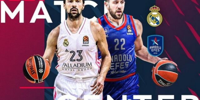 LIVE τελικός Euroleague: Ανατολού Εφές – Ρεάλ