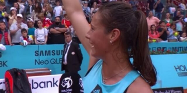 Απέκλεισε τη Σάκκαρη και φώναξε “Vamos Rafa” η Κασατκίνα