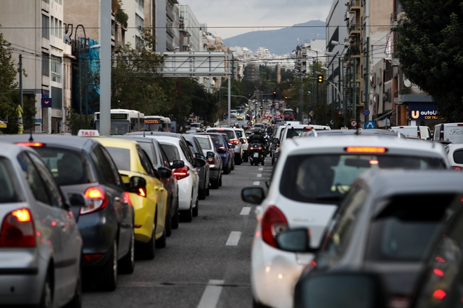 Κίνηση στους δρόμους: Πολύ αυξημένη σε κεντρικούς δρόμους – LIVE ΧΑΡΤΗΣ