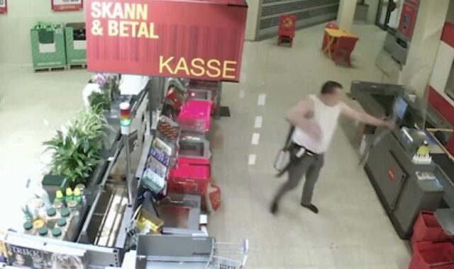 Συγκλονιστικό βίντεο από τη στιγμή της επίθεσης με τόξο σε σούπερ μάρκετ της Νορβηγίας