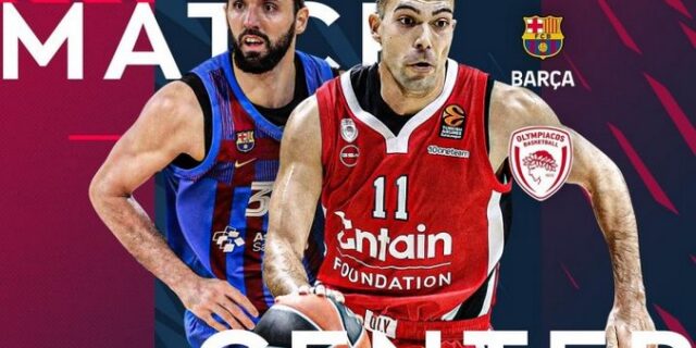 LIVE μικρός τελικός Euroleague: Ολυμπιακός – Μπαρτσελόνα