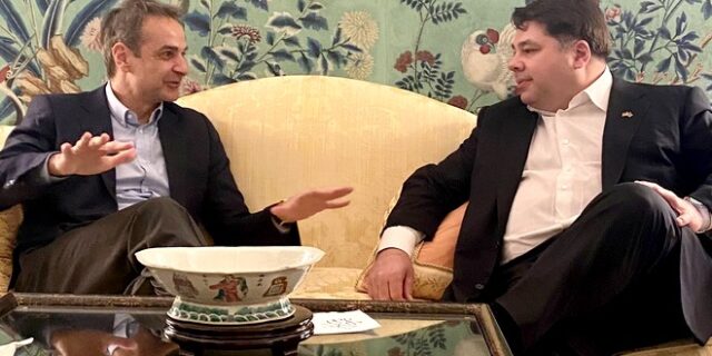 Στο Blair House ο Κυριάκος Μητσοτάκης – Τον υποδέχτηκε ο Τζορτζ Τσούνης