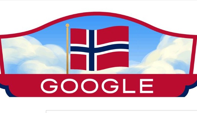 Google: Τιμά με Doodle την Ημέρα του Συντάγματος της Νορβηγίας
