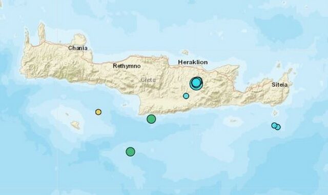 Κρήτη: Σεισμός 4 Ρίχτερ στο Αρκαλοχώρι