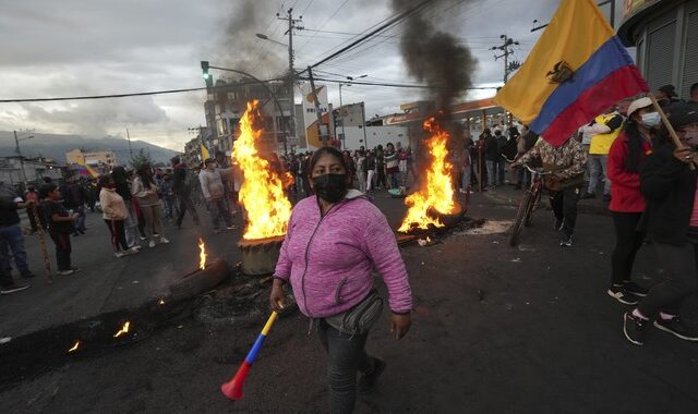 Διαδηλώσεις στον Ισημερινό: Ο Λάσο κατηγορεί τους αυτόχθονες πως επιδιώκουν να τον ανατρέψουν