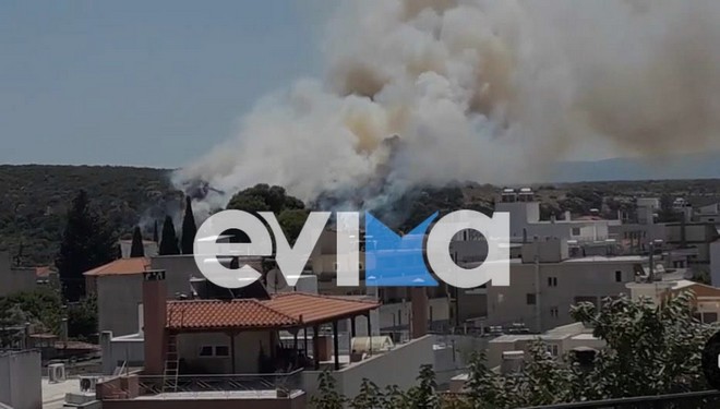 Φωτιές σε Ροδόπη, Εύβοια και Περαία Θεσσαλονίκης
