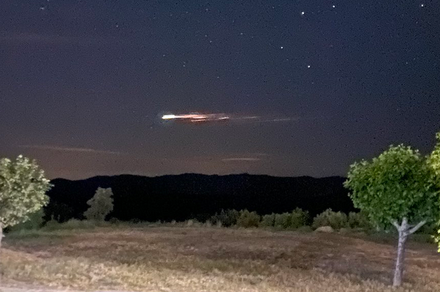 Ισπανία: Φλεγόμενα συντρίμμια διαστημικού πυραύλου φώτισαν τον ιβηρικό ουρανό