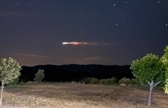 Ισπανία: Φλεγόμενα συντρίμμια διαστημικού πυραύλου φώτισαν τον ιβηρικό ουρανό
