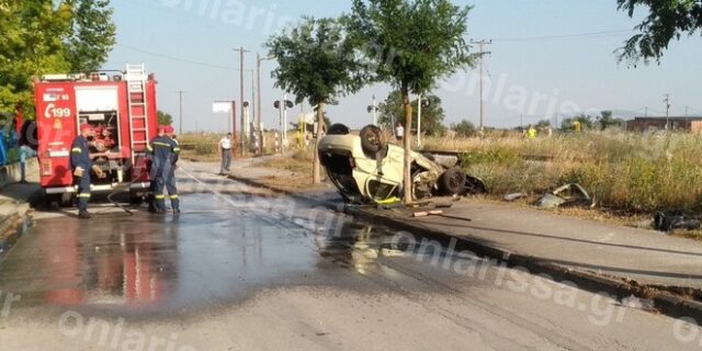 Τραγωδία στη Λάρισα: Ένας νεκρός μετά από σύγκρουση οχήματος με τρένο