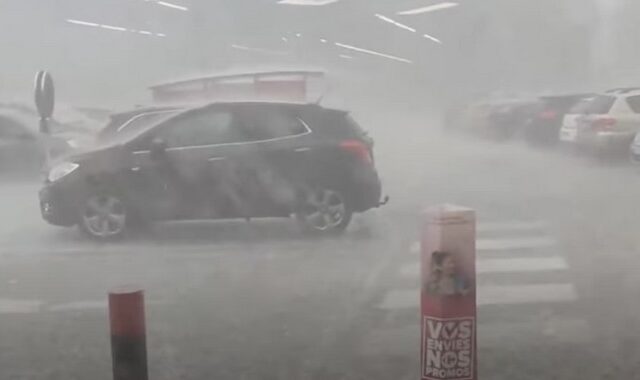 Γαλλία: Σφοδρή κακοκαιρία με μια 30χρονη νεκρή