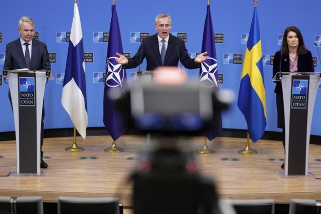 Η Τουρκία απέρριψε την πρόταση του ΝΑΤΟ για τριμερή συνάντηση με Σουηδία – Φινλανδία