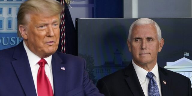 “Πυρά” Τραμπ κατά Πενς για την επίθεση στο Καπιτώλιο: “Δεν είχε θάρρος να δράσει”