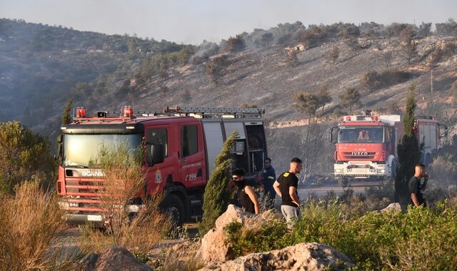 Φωτιά στη Βούλα: 20 σπίτια έχουν υποστεί ζημιές – Στάχτη έγιναν περίπου 5.000 στρέμματα