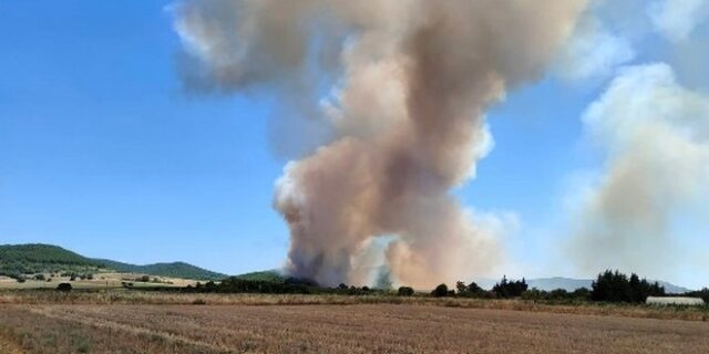 Φωτιά στο Αρίστηνο Έβρου – Εκκενώνονται τα Παιδικά Χωριά SOS