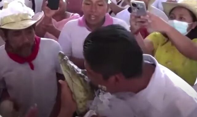 Μεξικό: Δήμαρχος παντρεύτηκε αλιγάτορα για να εξασφαλίσει ευημερία στο χωριό του