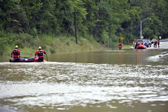 ΗΠΑ: Φονικές πλημμύρες – 8 νεκροί και άγνωστος αριθμός αγνοουμένων στο Κεντάκι