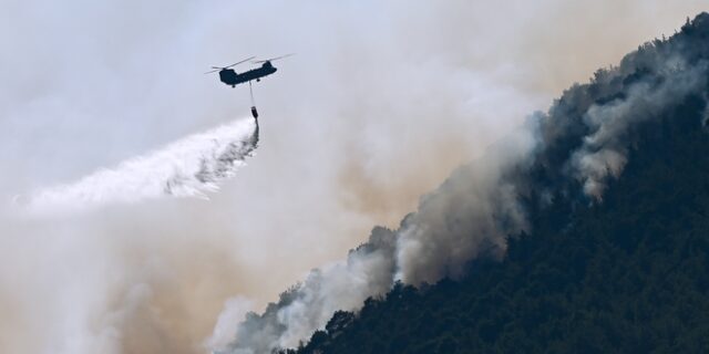 Δαδιά: Συνεχίζεται η μάχη με τις φλόγες