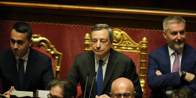 Ιταλία: Πήρε ψήφο εμπιστοσύνης ο Ντράγκι αλλά παραμένει υπό κατάρρευση η κυβέρνησή του