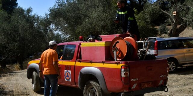 Φωτιά στα Άγναντα Ηλείας – Κινητοποιήθηκαν και εναέριες δυνάμεις