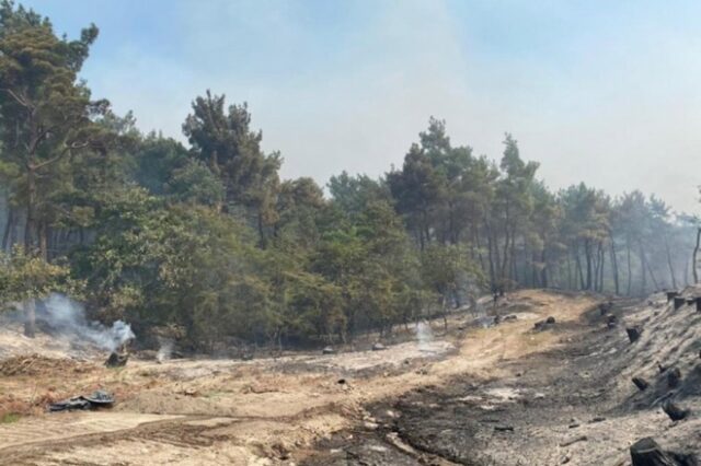 Καβάλα: Υπό έλεγχο η φωτιά στον δήμο Παγγαίου