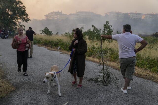 Φωτιά στην Πεντέλη: Χρήση μάσκας, συνεχής ενυδάτωση, μετακινήσεις – Οι έξι οδηγίες των πνευμονολόγων