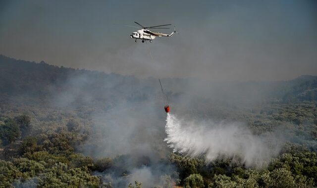 Σε ύφεση η φωτιά στη Σαμοθράκη – Παραμένει σε εξέλιξη η φωτιά στον Δομοκό και στέλνονται ενισχύσεις