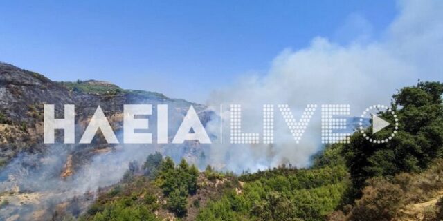 Ηλεία: Αναζωπύρωση της φωτιάς στον Πύργο – Κινείται προς το χωριό