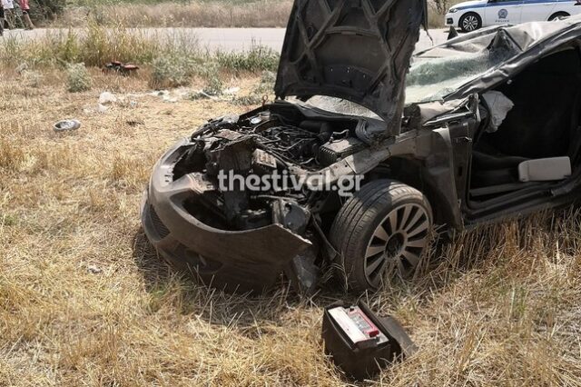 Θεσσαλονίκη: Ένας νεκρός και δύο τραυματίες σε τροχαίο στην Εγνατία