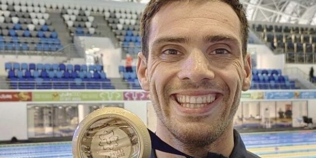 Μεσογειακοί Αγώνες: Αργυρό μετάλλιο ο Βαζαίος στα 200μ. πεταλούδα
